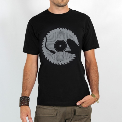 Camiseta  Dj Sierra Circular , Negro