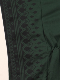 Caftán túnica \ Wilwarin Ethnic Arrow\ , Verde bosque