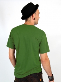 Camiseta \ Tree crow\ , Verde