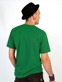 Camiseta de mangas cortas estampada \ Tree crow\ , Verde