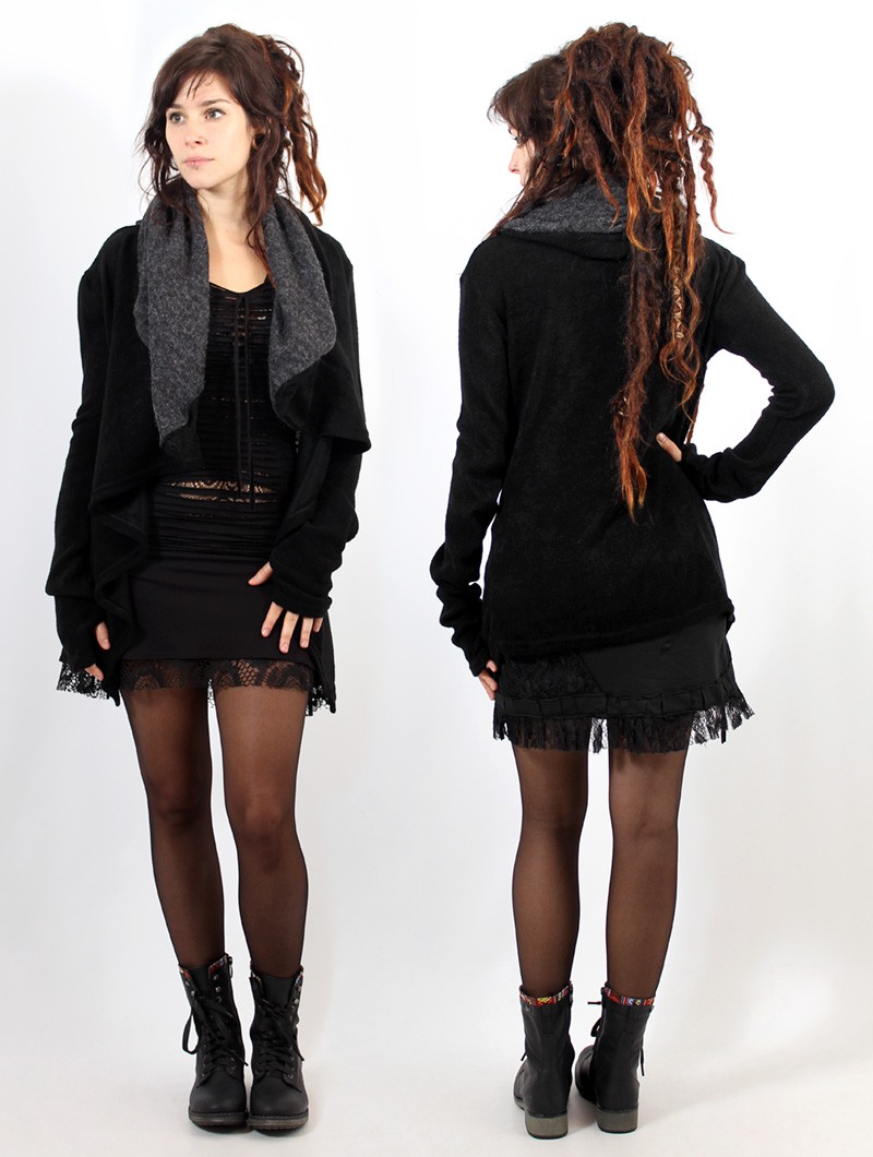 Chal Witch \ Adrika\ , Negro y gris