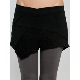 Mini skirt Luna \"Patchwork\", Black