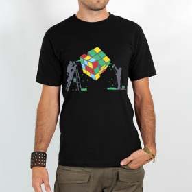 T-shirt \ rubik\'s cube graffiti\ 
