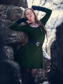 Vestido de manga larga \ Ysïaa\ , Verde bosque