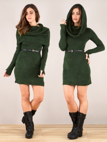 Vestido suéter \ Mantra\ , Verde bosque