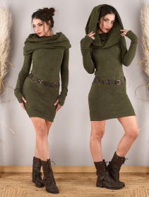 Vestido suéter \"Mantra\", Verde oliva